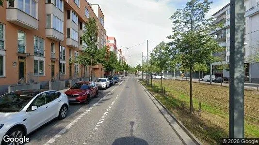 Lägenheter att hyra i Hammarbyhamnen - Bild från Google Street View