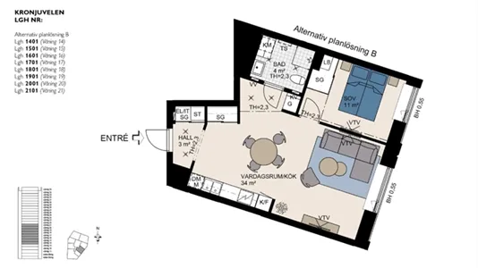 Lägenheter i Lundby - foto 13