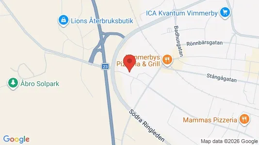 Lägenheter att hyra i Vimmerby - kort over placeringen