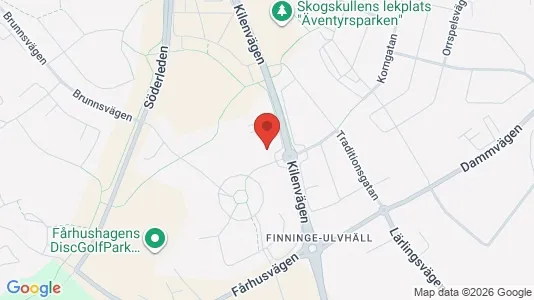 Lägenheter att hyra i Nyköping - kort over placeringen