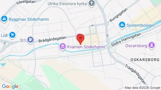 Lägenheter att hyra i Söderhamn - kort over placeringen