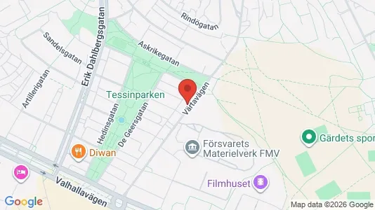 Lägenheter att hyra i Gärdet/Djurgården - Bild från Google Street View