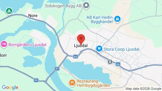 Lägenheter att hyra i Ljusdal - Bild från Google Street View