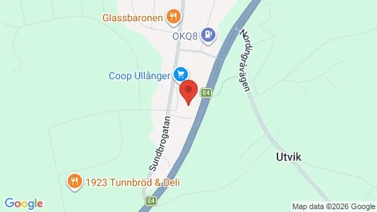 Lägenheter att hyra i Kramfors - kort over placeringen