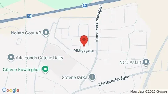 Lägenheter att hyra i Götene - kort over placeringen