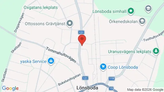 Lägenheter att hyra i Osby - kort over placeringen