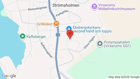 Lägenheter att hyra i Hultsfred - kort over placeringen
