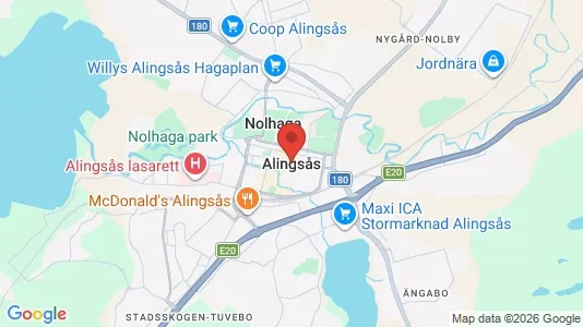 Lägenheter att hyra i Alingsås - Bild från Google Street View