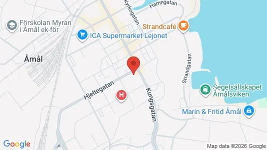 Lägenheter att hyra i Åmål - kort over placeringen