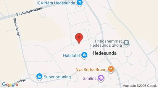 Lägenheter att hyra i Gävle - kort over placeringen