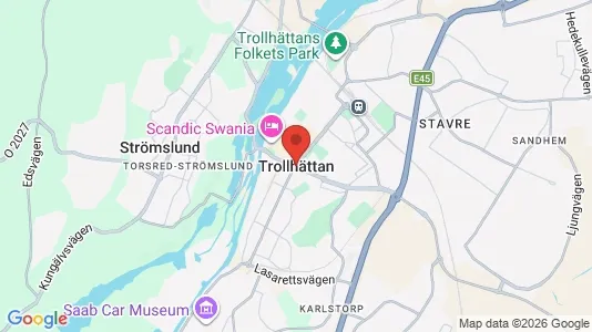 Rum att hyra i Trollhättan - Bild från Google Street View