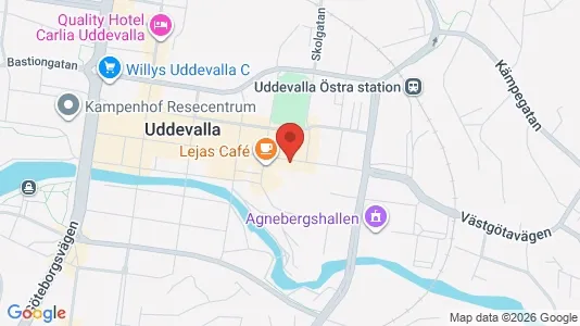 Lägenheter att hyra i Uddevalla - kort over placeringen