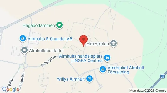 Lägenheter att hyra i Älmhult - Bild från Google Street View