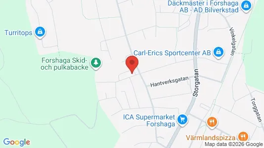 Lägenheter att hyra i Forshaga - Bild från Google Street View
