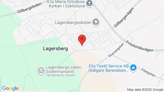 Lägenheter att hyra i Eskilstuna - kort over placeringen