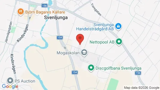 Lägenheter att hyra i Svenljunga - kort over placeringen