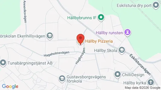 Lägenheter att hyra i Eskilstuna - kort over placeringen