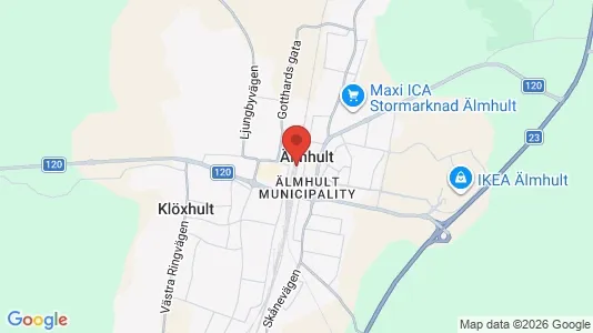 Lägenheter att hyra i Älmhult - Bild från Google Street View