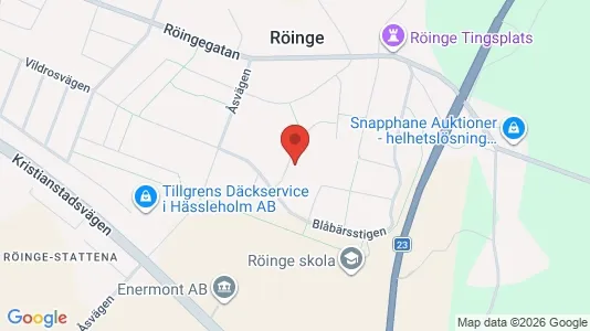 Lägenheter att hyra i Hässleholm - kort over placeringen