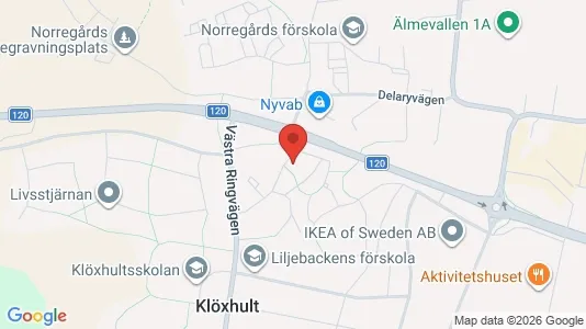 Lägenheter att hyra i Älmhult - kort over placeringen