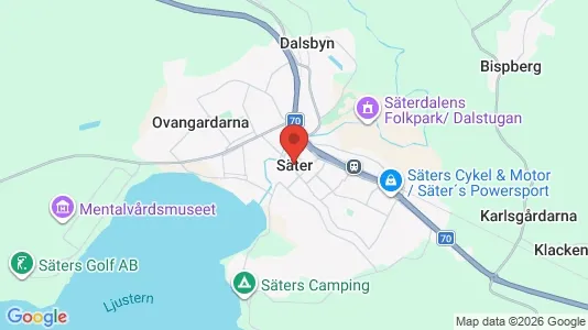 Lägenheter att hyra i Säter - Bild från Google Street View