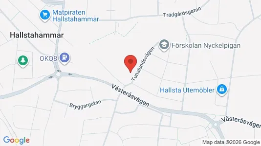 Lägenheter att hyra i Hallstahammar - kort over placeringen
