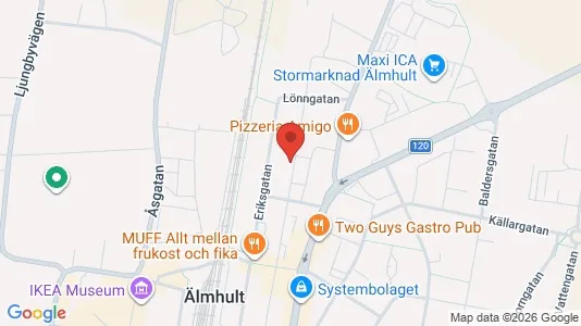 Lägenheter att hyra i Älmhult - Bild från Google Street View