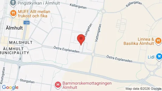 Lägenheter att hyra i Älmhult - Bild från Google Street View