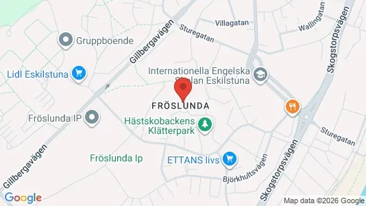 Lägenheter att hyra i Eskilstuna - kort over placeringen