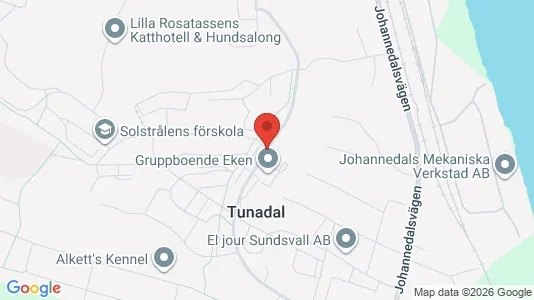 Lägenheter att hyra i Sundsvall - kort over placeringen