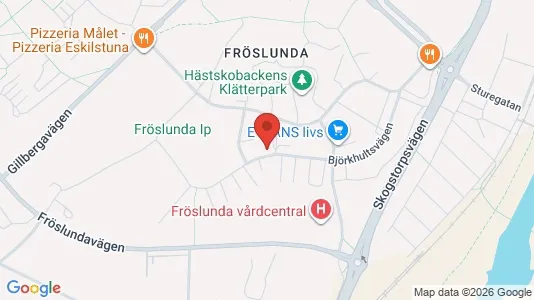 Lägenheter att hyra i Eskilstuna - kort over placeringen