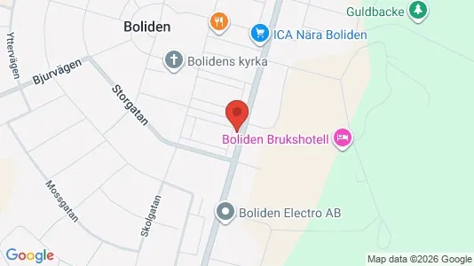 Lägenheter att hyra i Skellefteå - kort over placeringen