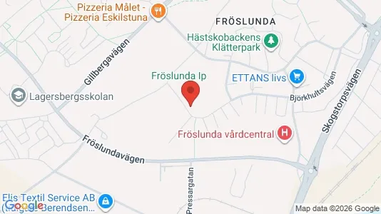 Lägenheter att hyra i Eskilstuna - kort over placeringen