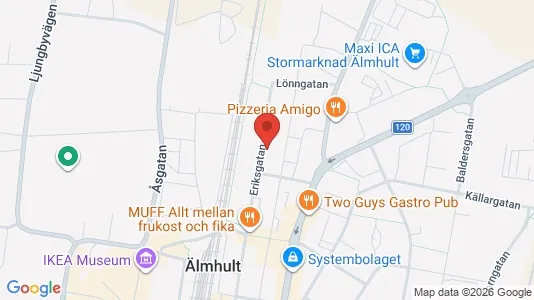Lägenheter att hyra i Älmhult - Bild från Google Street View