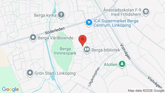 Lägenheter att hyra i Linköping - kort over placeringen