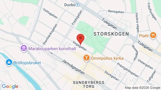 Lägenheter att hyra i Sundbyberg - kort over placeringen