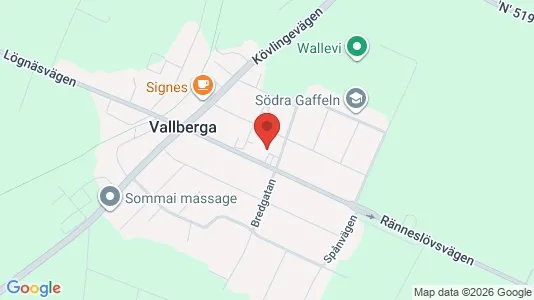 Lägenheter att hyra i Laholm - kort over placeringen