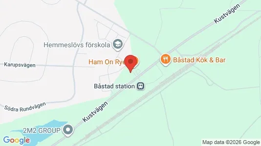 Lägenheter att hyra i Båstad - kort over placeringen