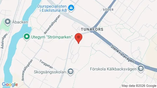 Lägenheter att hyra i Eskilstuna - kort over placeringen