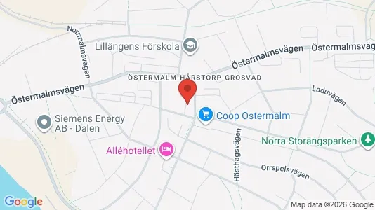Lägenheter att hyra i Finspång - kort over placeringen