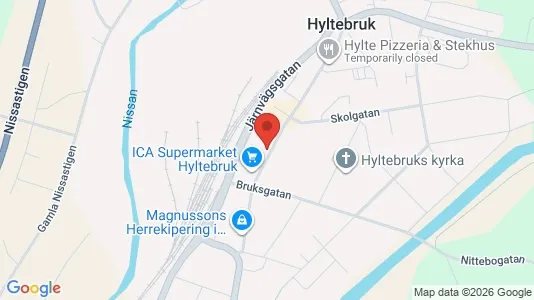 Lägenheter att hyra i Hylte - kort over placeringen