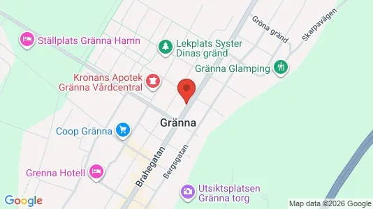 Lägenheter att hyra i Jönköping - kort over placeringen