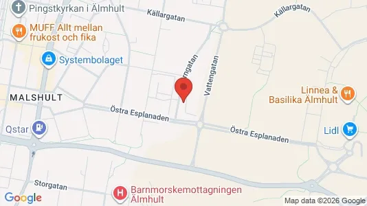 Lägenheter att hyra i Älmhult - Bild från Google Street View