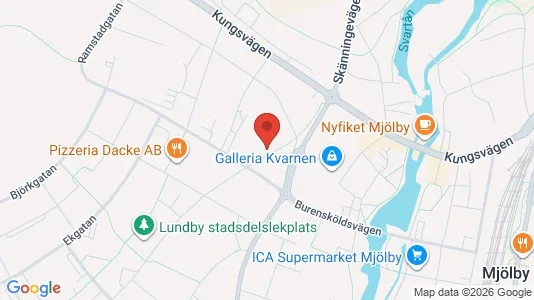 Lägenheter att hyra i Mjölby - Bild från Google Street View