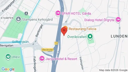 Lägenheter att hyra i Örgryte-Härlanda - kort over placeringen
