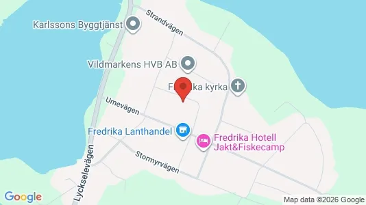 Lägenheter att hyra i Åsele - kort over placeringen