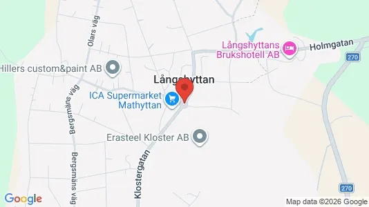 Lägenheter att hyra i Hedemora - kort over placeringen