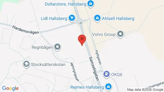 Lägenheter att hyra i Hallsberg - kort over placeringen