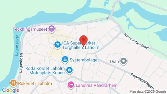 Lägenheter att hyra i Laholm - Bild från Google Street View