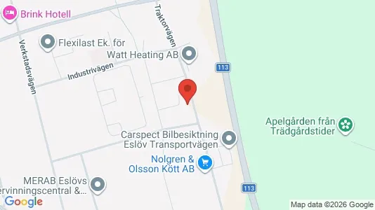 Lägenheter att hyra i Eslöv - kort over placeringen